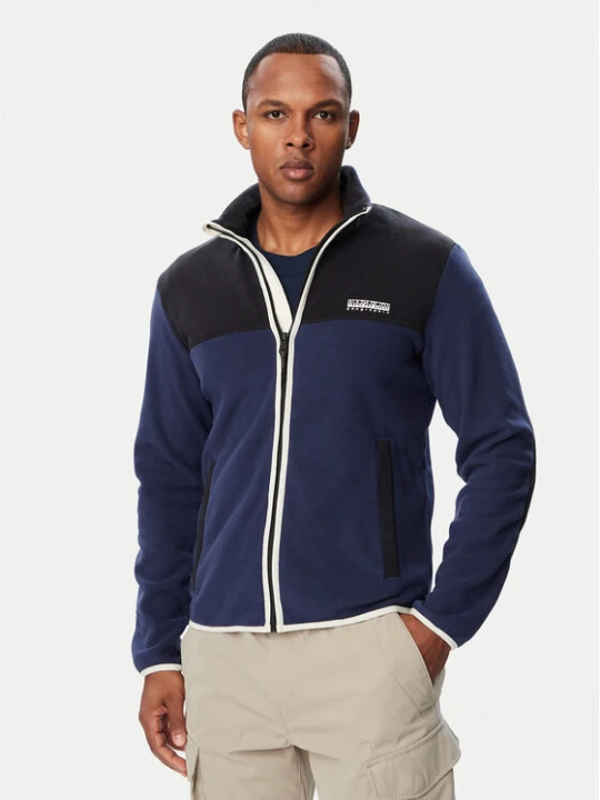 Foto del prodotto Napapijri Felpa di pile T-Dergana NP0A88V1 Blu scuro Regular Fit