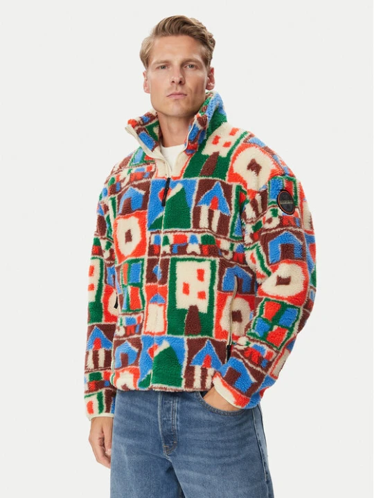 Foto del prodotto Napapijri Felpa di pile T-Fleeve Fz NP0A8AO4 Multicolore Loose Fit