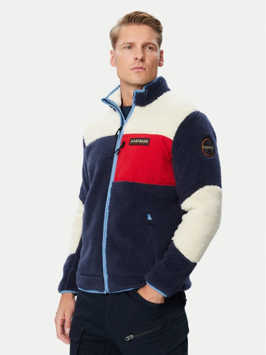 Foto del prodotto Napapijri Felpa di pile Yupik NP0A8AZU Multicolore Regular Fit