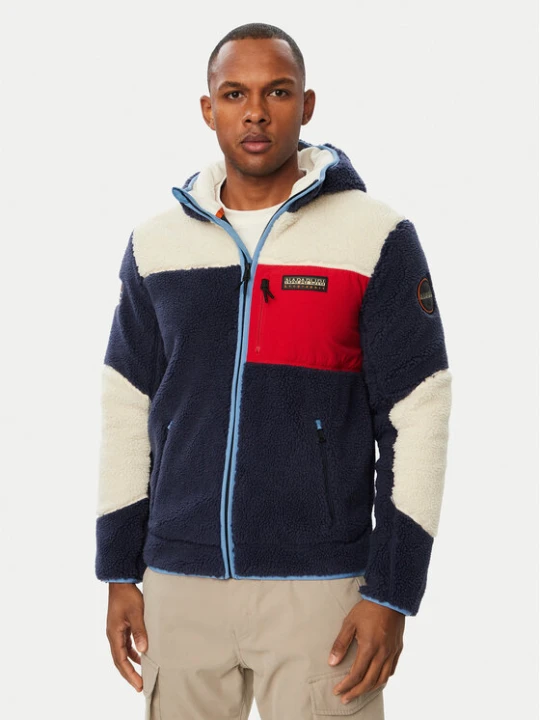 Foto del prodotto Napapijri Felpa di pile Yupik NP0A8AZX Blu scuro Regular Fit