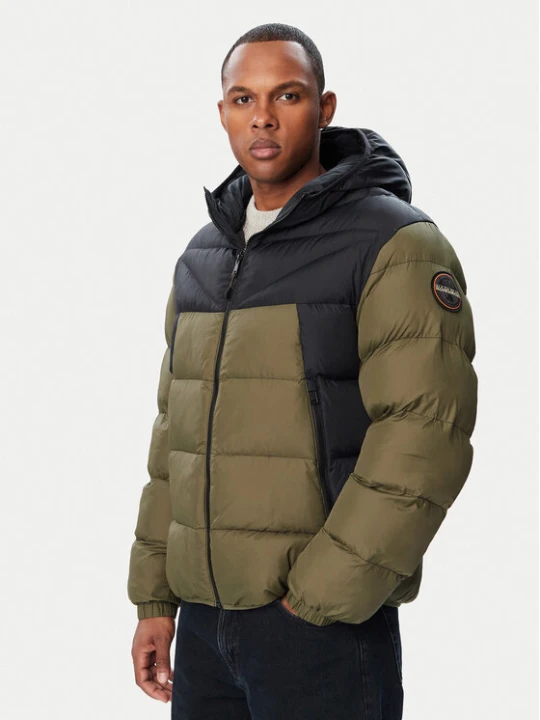 Foto del prodotto Napapijri Giubbotto invernale A-Molveno NP0A88V2 Cachi Regular Fit