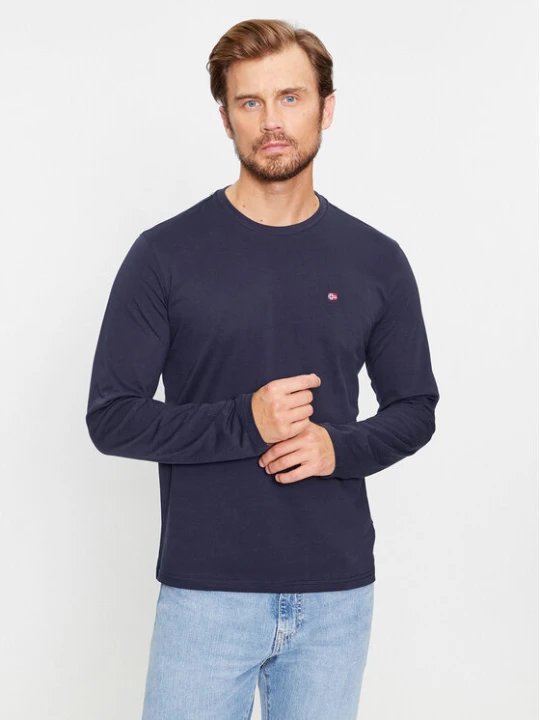 Foto del prodotto Napapijri Longsleeve Salis NP0A4HN7 Blu scuro Regular Fit