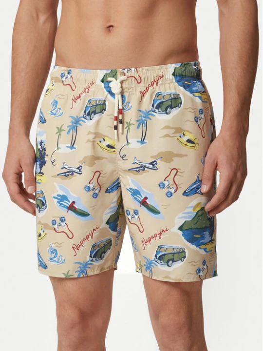 Foto del prodotto Napapijri Pantaloncini da bagno V-Elior NP0A4GBS Beige Relaxed Fit