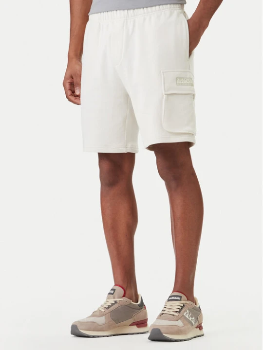 Foto del prodotto Napapijri Pantaloncini sportivi N-Box Logo Cargo NP0A4I59 Bianco Regular Fit