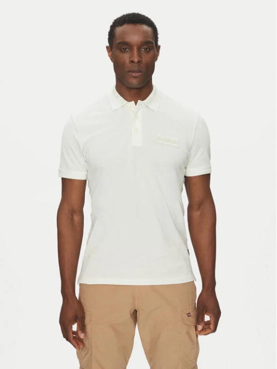 Foto del prodotto Napapijri Polo E-Amundsen NP0A4IN9 Écru Regular Fit Crema