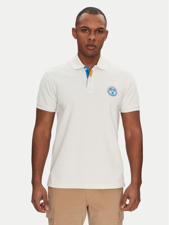 Foto del prodotto Napapijri Polo E-Clanis NP0A4ID3N1A1 Bianco Regular Fit