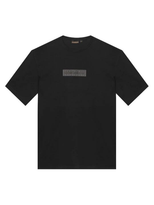 Foto del prodotto Napapijri T-shirt S-New Box Logo NP0A4IFY Nero Loose Fit
