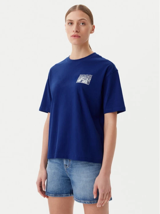 Foto del prodotto Napapijri T-shirt S-Nice NP0A4IG4 Blu Regular Fit