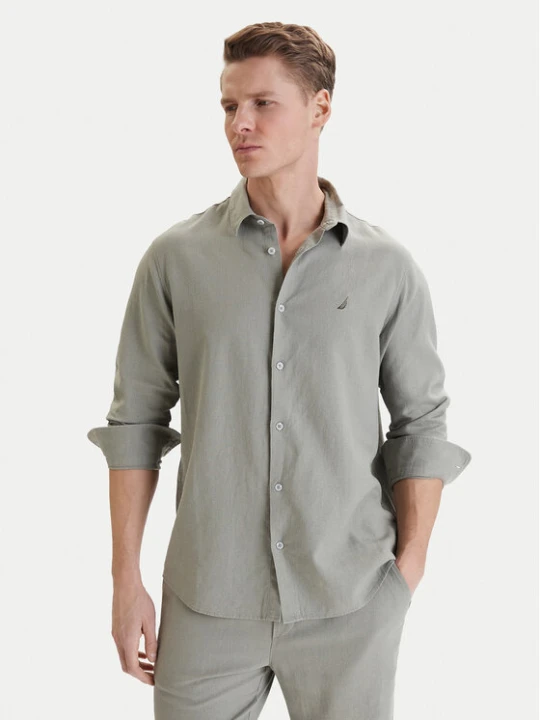 Foto del prodotto Nautica Camicia W126-NAMST-1023-34X Verde Regular Fit