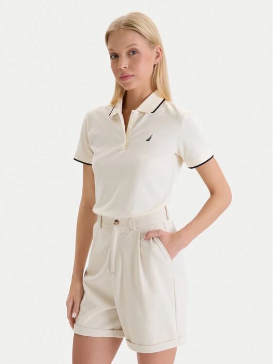 Foto del prodotto Nautica Polo W126-NALPO-1008-02X Écru Regular Fit Crema