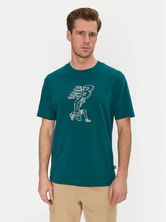 Foto del prodotto New Balance T-shirt MT51978 Verde Relaxed Fit