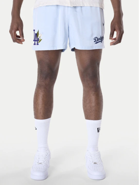 Foto del prodotto New Era Pantaloncini sportivi LA Dodgers MLB Woven 60596373 Celeste Regular Fit