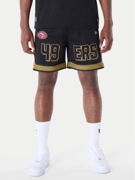 Foto del prodotto New Era Pantaloncini sportivi NFL Saf49E Graphic 60596398 Nero Regular Fit