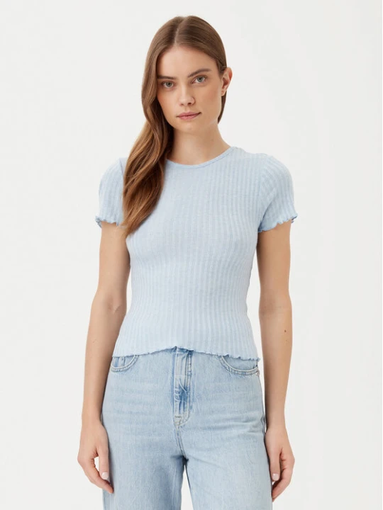 Foto del prodotto Noisy May T-shirt Berry 27015446 Celeste Slim Fit