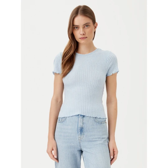 Foto del prodotto Noisy May T-shirt Berry 27015446 Celeste Slim Fit