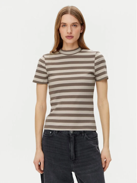 Foto del prodotto Noisy May T-shirt Elinor 27033178 Beige Slim Fit