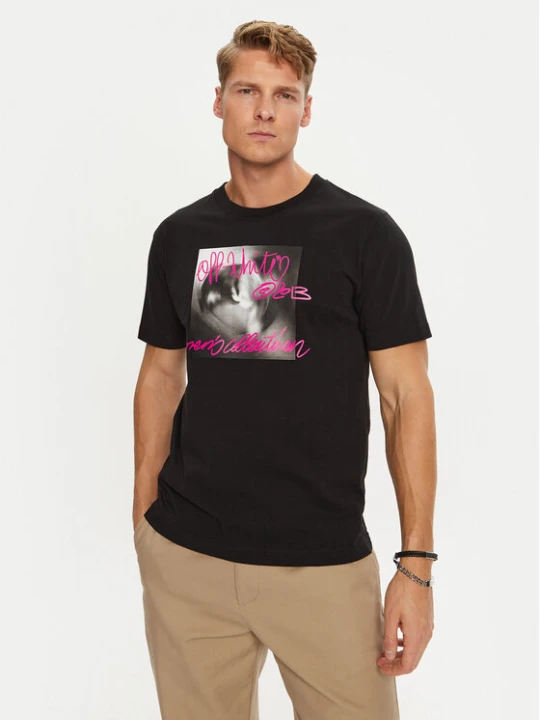 Foto del prodotto Off-White T-shirt OMAA027F22JER0141068 Nero Regular Fit Off White