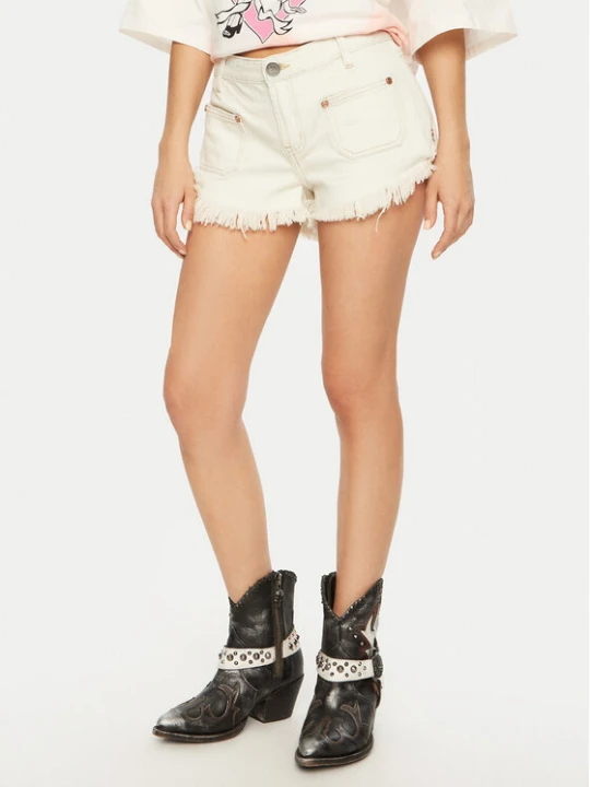 Foto del prodotto One Teaspoon Pantaloncini di jeans Retro Dukes 26801 Écru Regular Fit