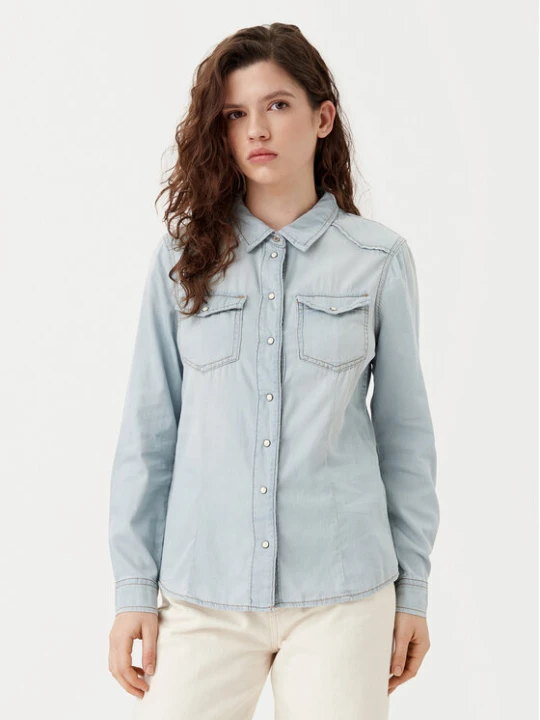 Foto del prodotto ONLY camicia di jeans Alexa 15315185 Azzurro chiaro Regular Fit