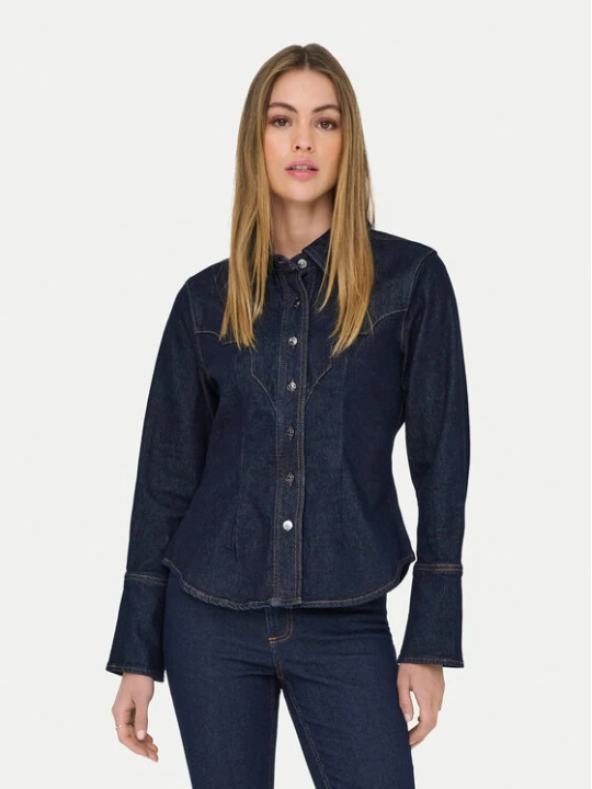 Foto del prodotto ONLY camicia di jeans Perla 15359156 Blu scuro Slim Fit