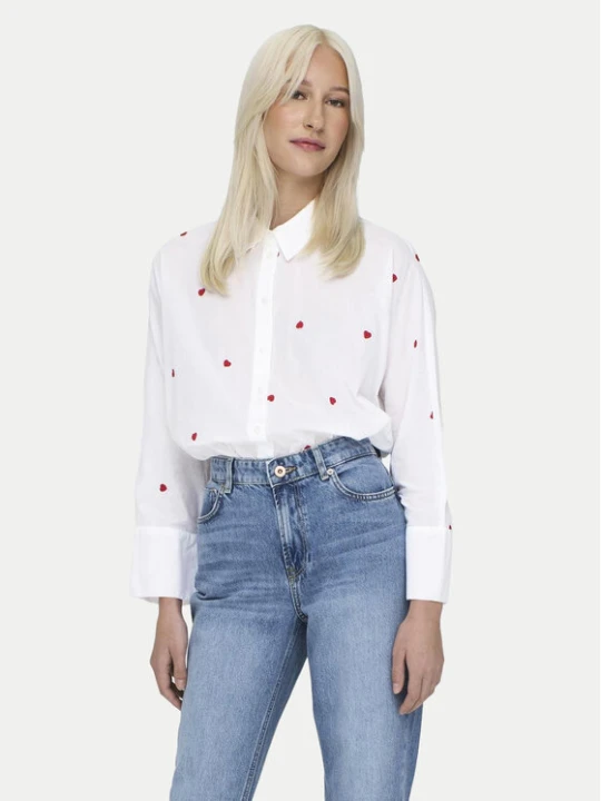 Foto del prodotto ONLY Camicia New 15283743 Bianco Box Fit
