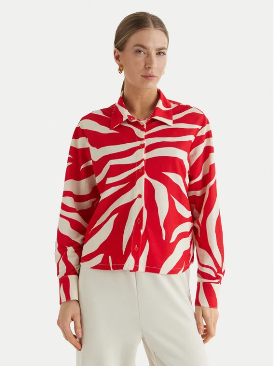 Foto del prodotto ONLY Camicia Sakura 15366883 Rosso Regular Fit