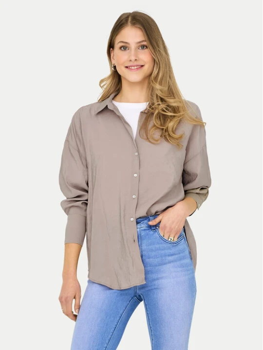 Foto del prodotto ONLY Camicia Zazima 15272523 Beige chiaro Regular Fit