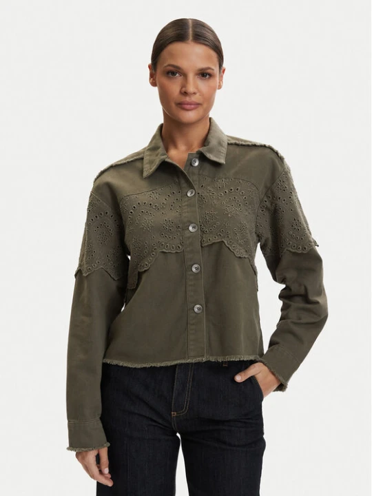 Foto del prodotto ONLY Giacca camicia Elena 15232378 Verde Regular Fit