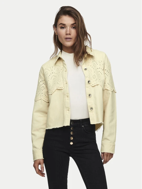 Foto del prodotto ONLY Giacca di jeans Elena 15232378 Beige Regular Fit