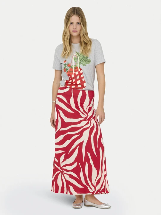 Foto del prodotto ONLY Gonna maxi Chigo Sakura 15366894 Rosso Regular Fit