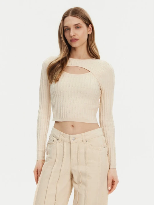 Foto del prodotto ONLY Maglione Meddi 15339582 Beige Cropped Fit