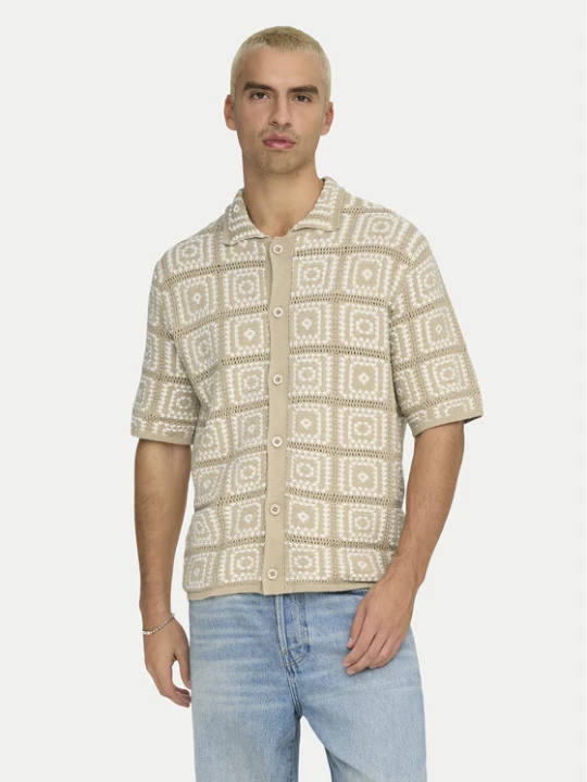 Foto del prodotto Only & Sons Camicia Bart 22033329 Beige Relaxed Fit