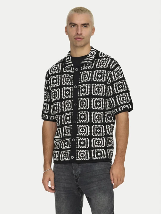 Foto del prodotto Only & Sons Camicia Bart 22033329 Nero Relaxed Fit