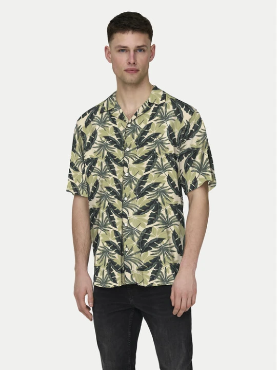 Foto del prodotto Only & Sons Camicia Wayne 22028616 Verde Regular Fit