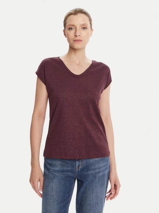 Foto del prodotto ONLY T-shirt Silvery 15136069 Bordeaux Loose Fit
