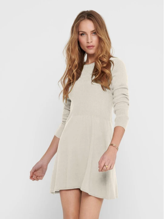 Foto del prodotto ONLY Vestito di maglia 15185761 Crema Regular Fit