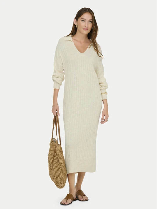 Foto del prodotto ONLY Vestito di maglia Tessa 15353117 Beige Regular Fit