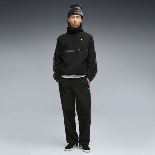 Foto del prodotto Pantaloni da tuta in tessuto PUMA Class dal taglio morbido da uomo, Accessori, Nero czarny