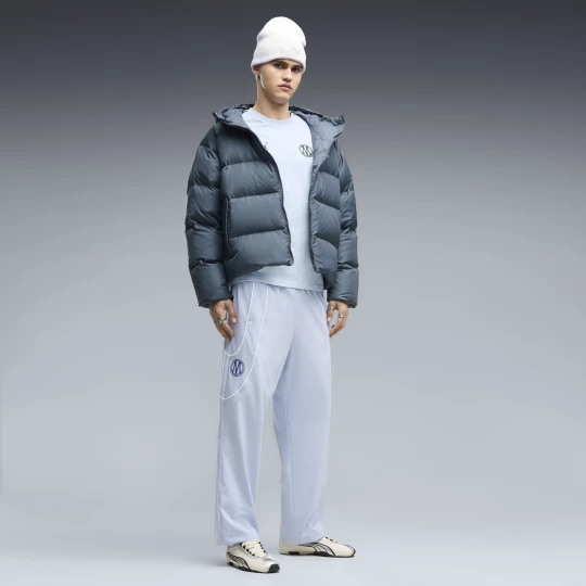 Foto del prodotto Pantaloni della tuta dal taglio morbido Olympique de Marseille PUMATECH-X da uomo, Abbigliamento, Blu niebieski