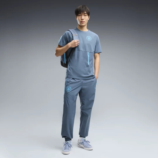Foto del prodotto Pantaloni della tuta in tessuto Manchester City PUMATECH da uomo, Accessori, Grigio Gray