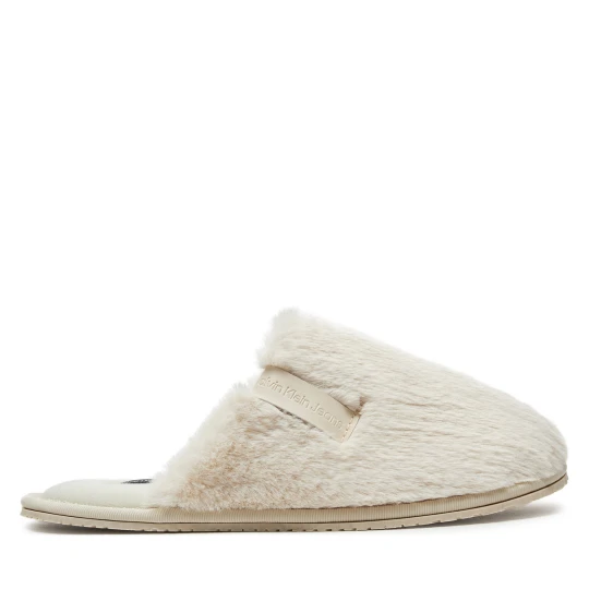 Foto del prodotto Pantofole Calvin Klein Jeans Hotel Slipper Fur After Glow YW0YW01593 Écru Crema