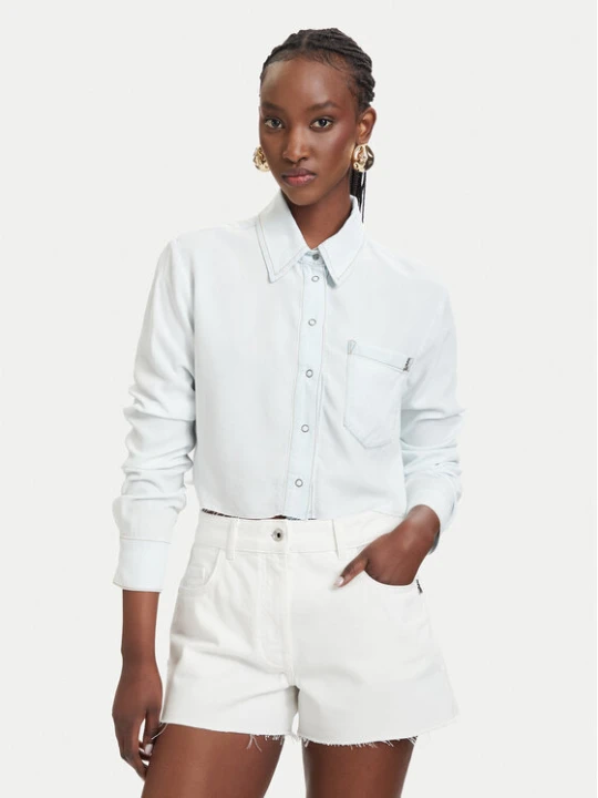Foto del prodotto Patrizia Pepe Camicia 2C1665 / D9A0-CB20 Azzurro chiaro Regular Fit