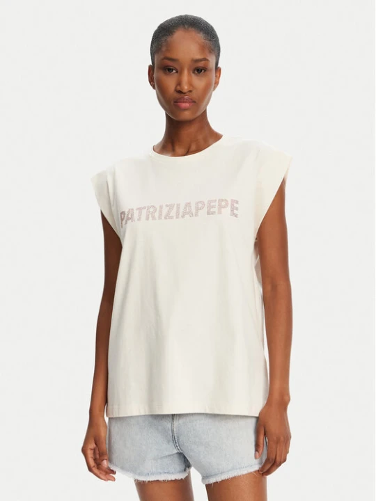 Foto del prodotto Patrizia Pepe T-shirt 2M4418 / J295-B823 Beige Regular Fit