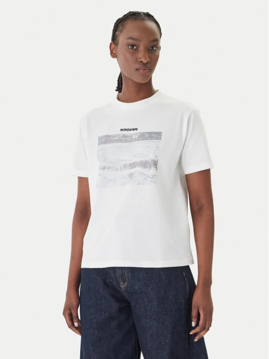 Foto del prodotto Patrizia Pepe T-shirt 2M4536 / J427-W146 Bianco Regular Fit
