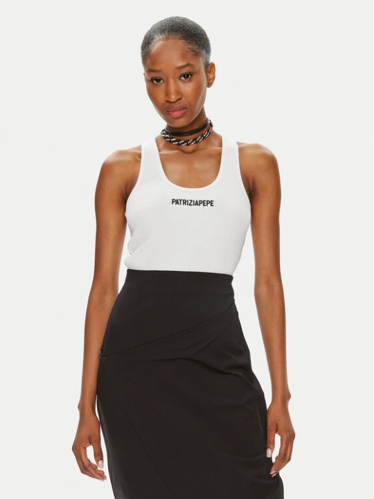 Foto del prodotto Patrizia Pepe Top 8M1617 / J216-W103 Bianco Slim Fit