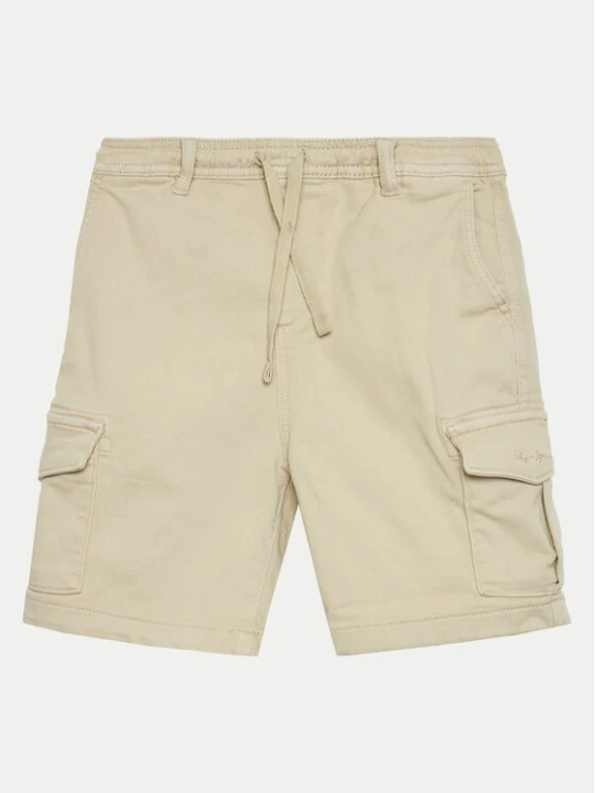 Foto del prodotto Pepe Jeans Pantaloncini di tessuto Ted PB800790 Beige Regular Fit