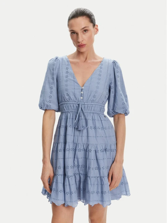 Foto del prodotto Pepe Jeans Vestito estivo Day PL953694 Celeste Regular Fit Azzurro chiaro