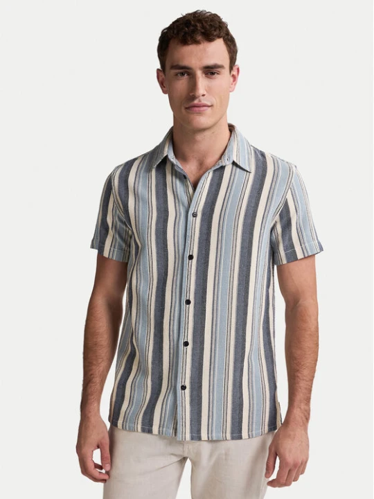 Foto del prodotto Petrol Industries Camicia M-1050-SIS442 Blu Regular Fit