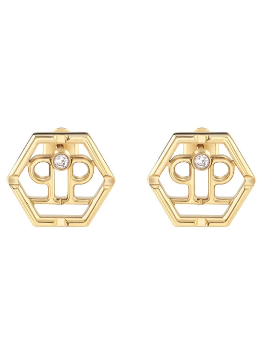 Foto del prodotto PHILIPP PLEIN Orecchini Hexagon PJ2AA06EU Oro