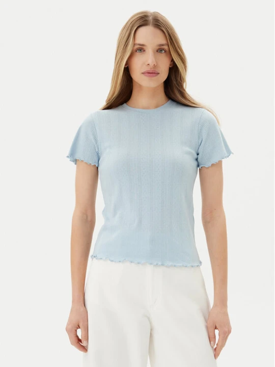 Foto del prodotto Pieces T-shirt Fia 17155480 Celeste Regular Fit
